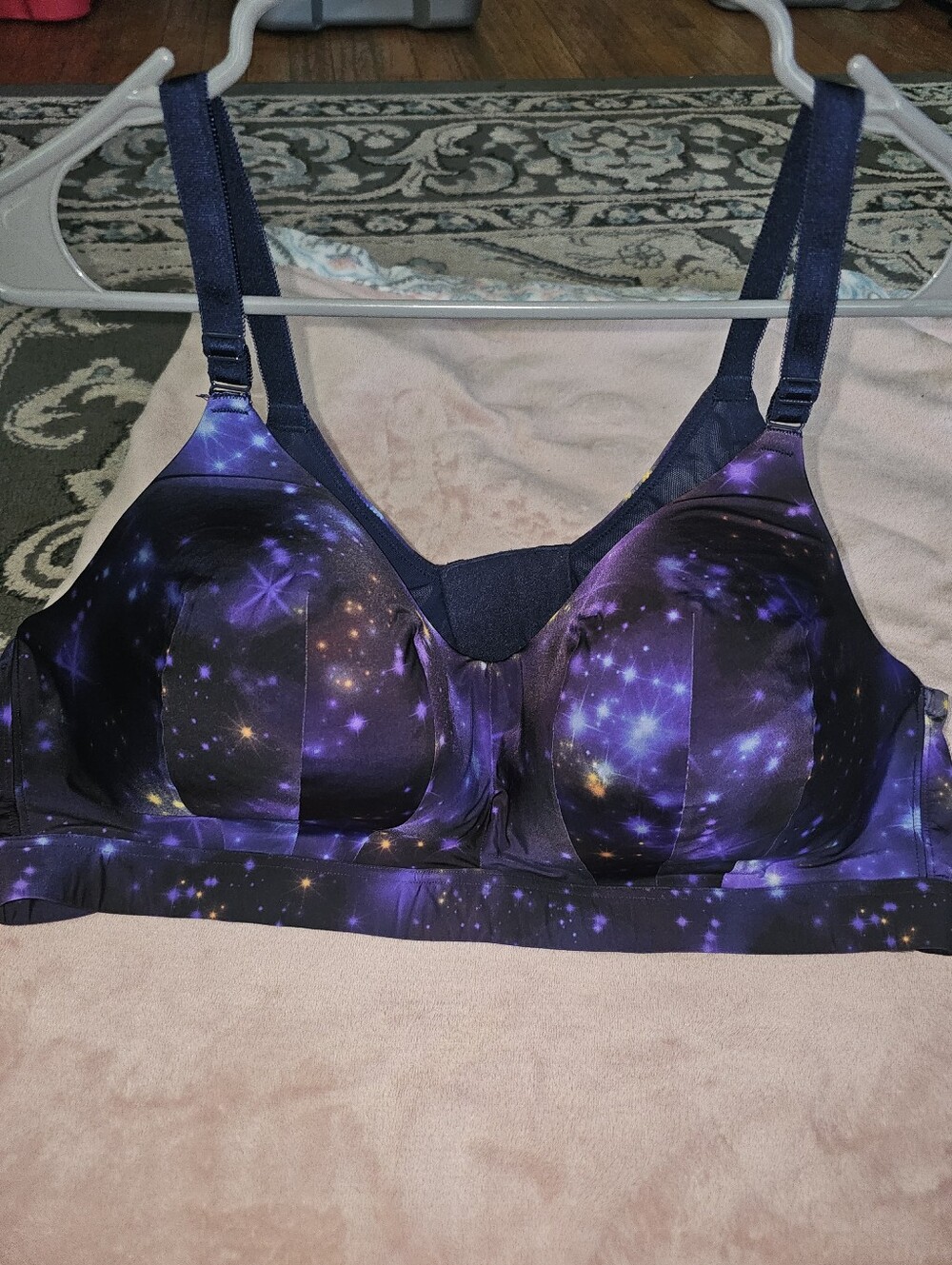 Torrid Bra 46B Purple Galaxy